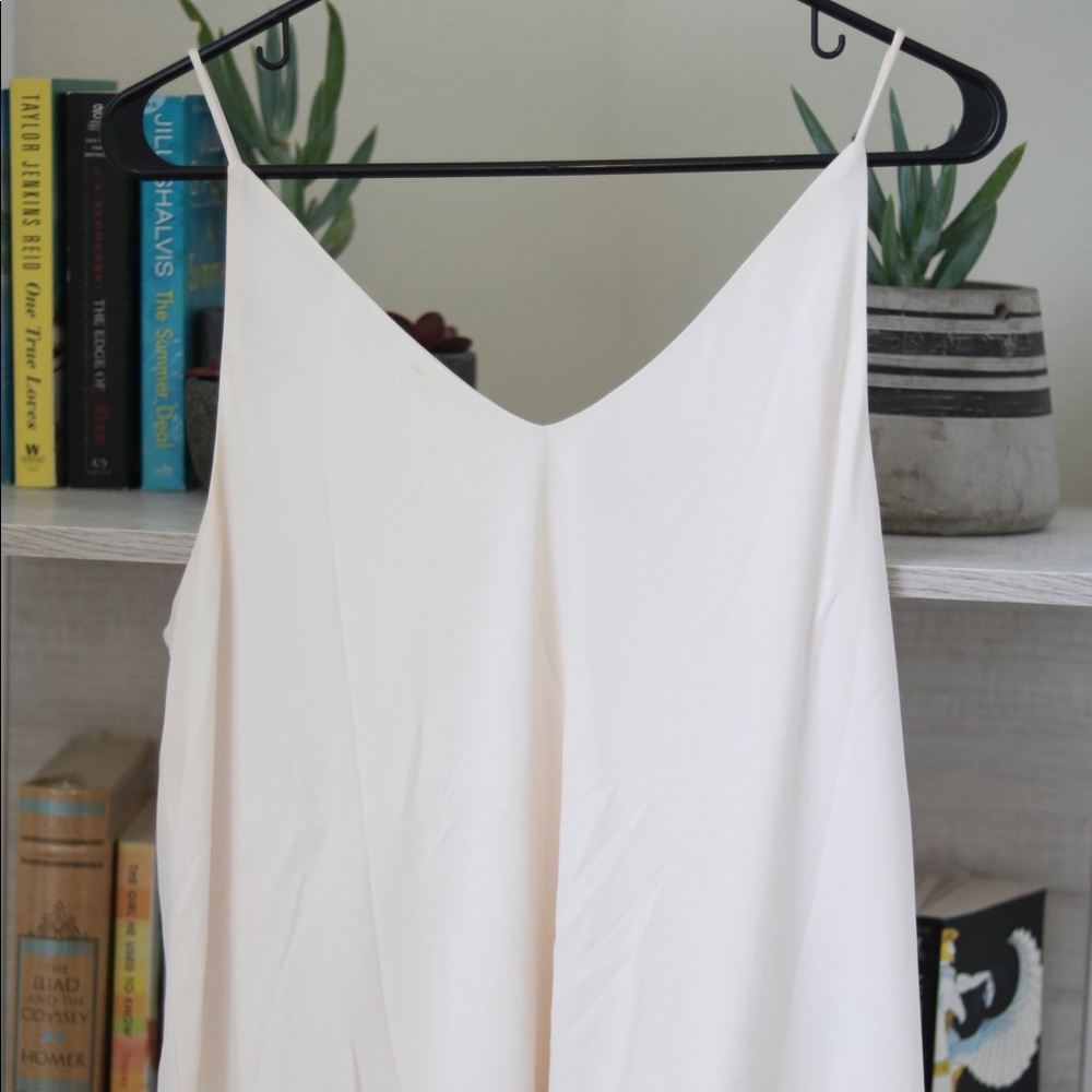 Silky white cami